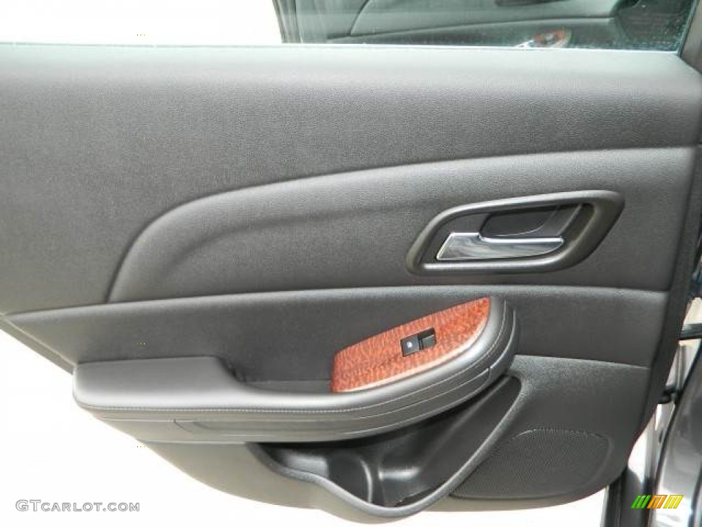 2013 Chevrolet Malibu ECO Jet Black Door Panel Photo #77826761