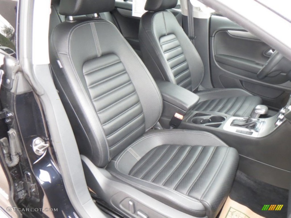 Black Interior 2010 Volkswagen CC Sport Photo #77827013
