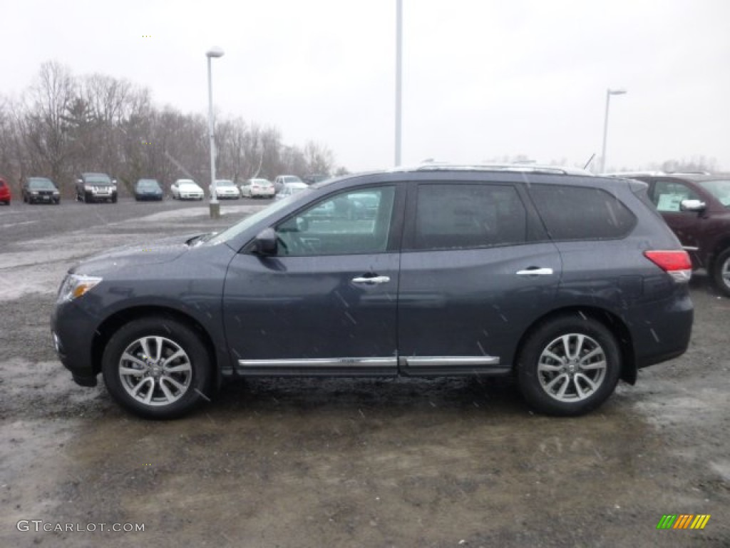 Dark Slate 2013 Nissan Pathfinder SL 4x4 Exterior Photo #77827191
