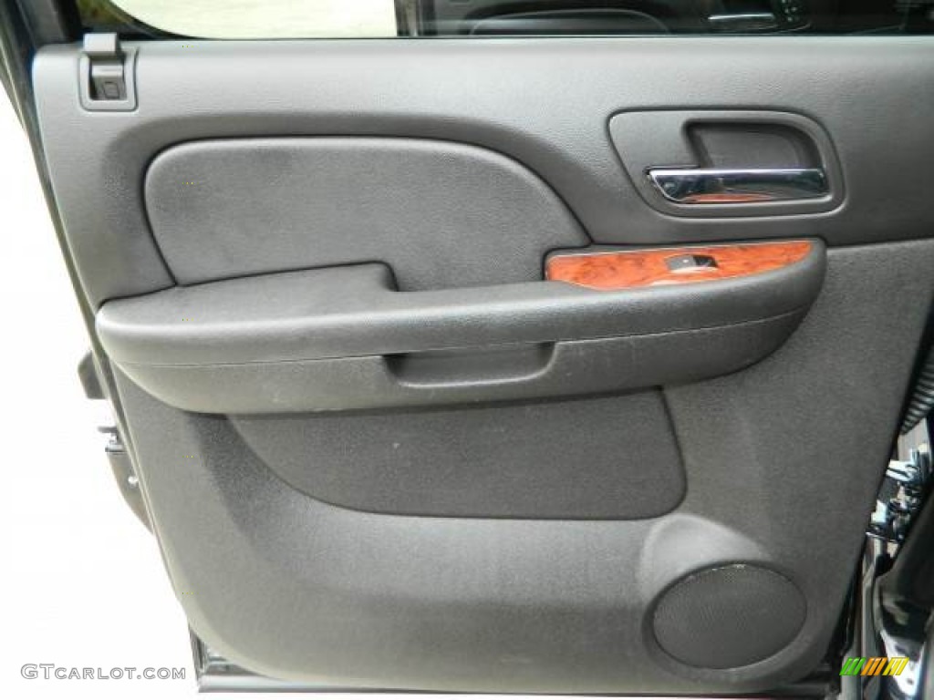 2012 Chevrolet Suburban LTZ Ebony Door Panel Photo #77827317