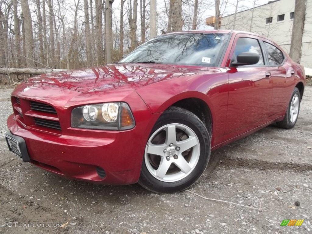 Inferno Red Crystal Pearl 2008 Dodge Charger SE Exterior Photo #77827731