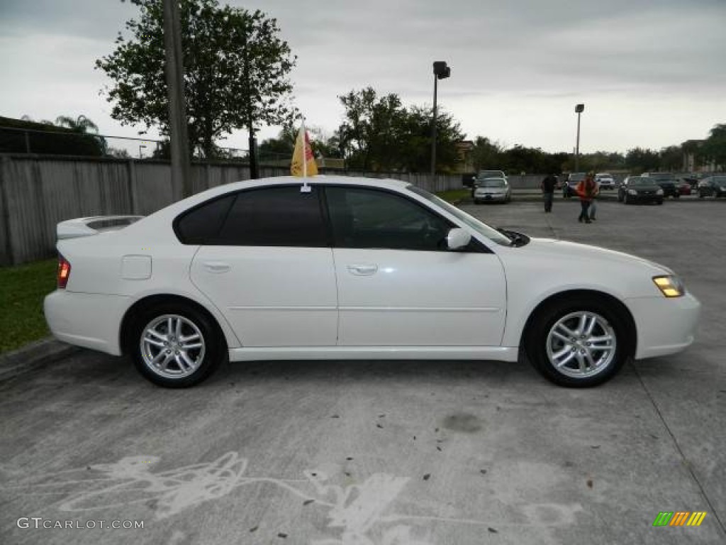 Satin White Pearl 2005 Subaru Legacy 2.5i Limited Sedan Exterior Photo #77828570
