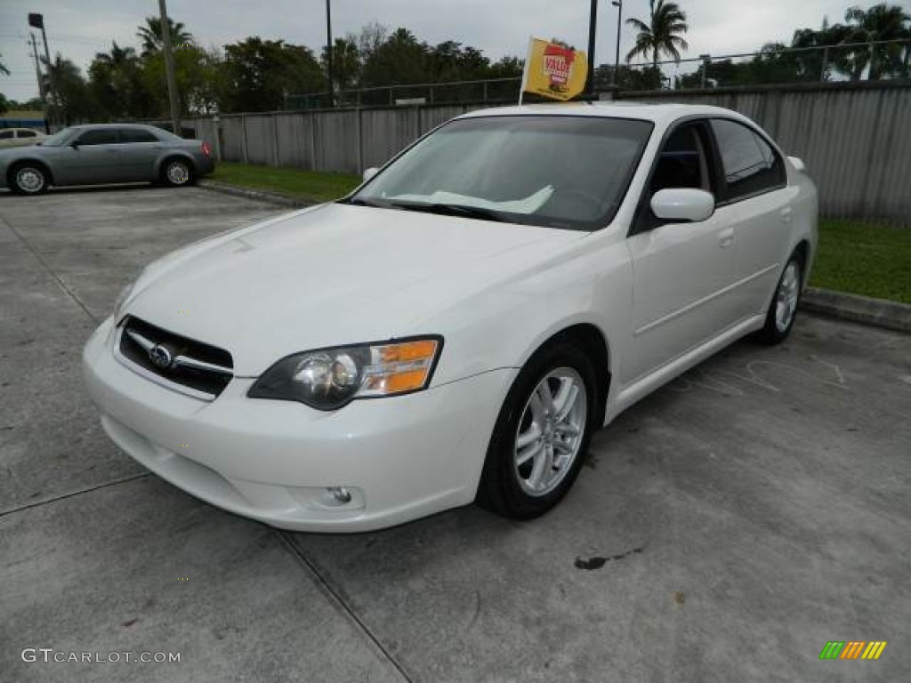 Satin White Pearl 2005 Subaru Legacy 2.5i Limited Sedan Exterior Photo #77828667