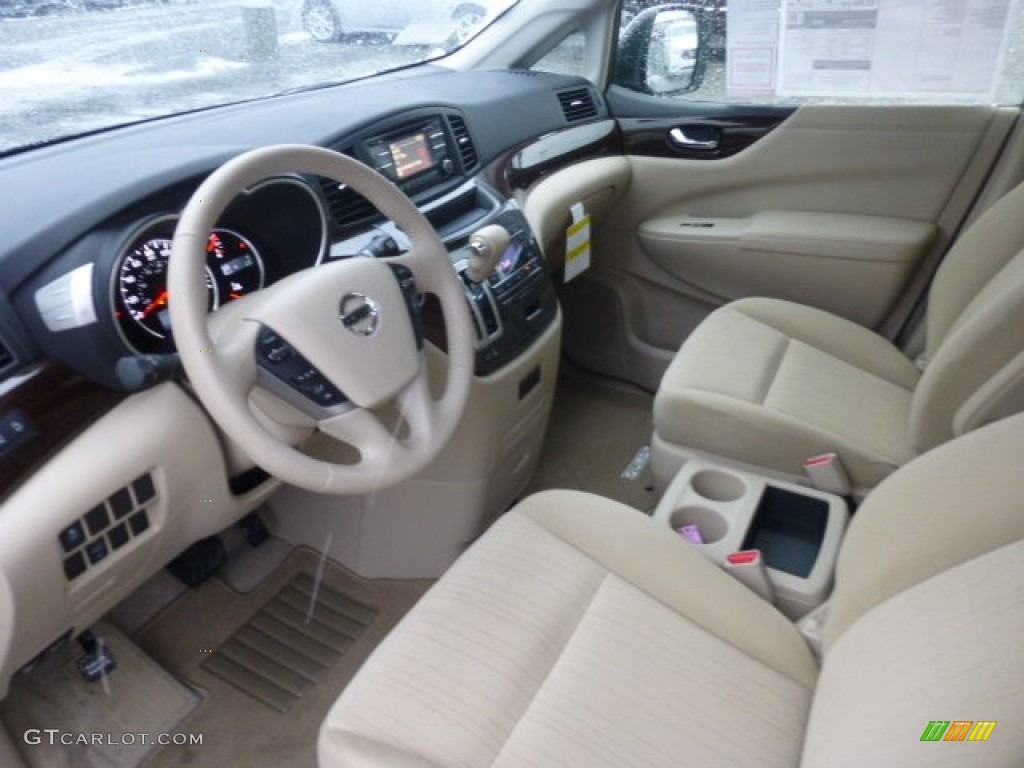 Beige Interior 2013 Nissan Quest 3.5 SV Photo #77829147