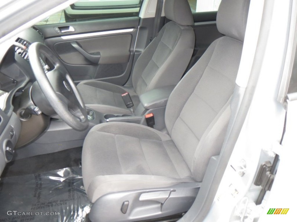 Anthracite Interior 2009 Volkswagen Jetta S Sedan Photo #77829263