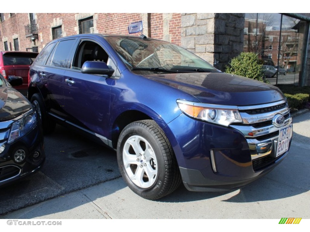 Kona Blue Metallic 2011 Ford Edge SEL AWD Exterior Photo #77829328