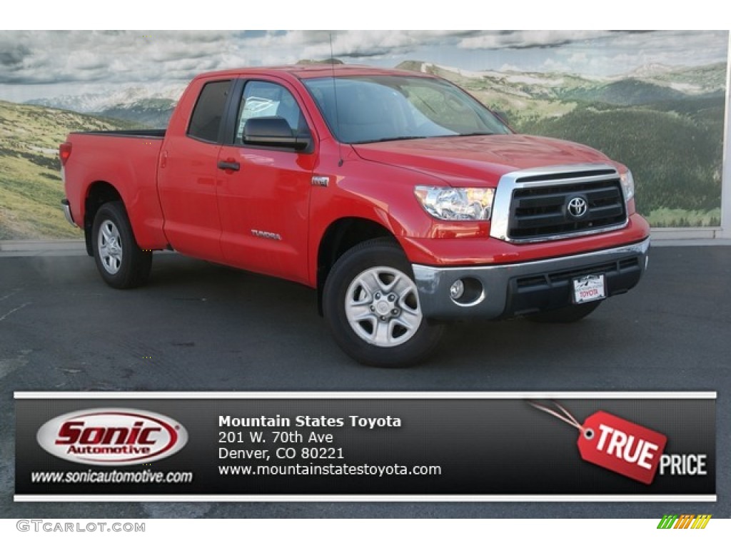 2013 Tundra Double Cab 4x4 - Radiant Red / Graphite photo #1