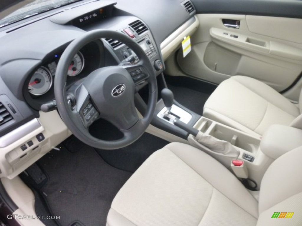 Ivory Interior 2013 Subaru Impreza 2.0i Premium 5 Door Photo #77830041