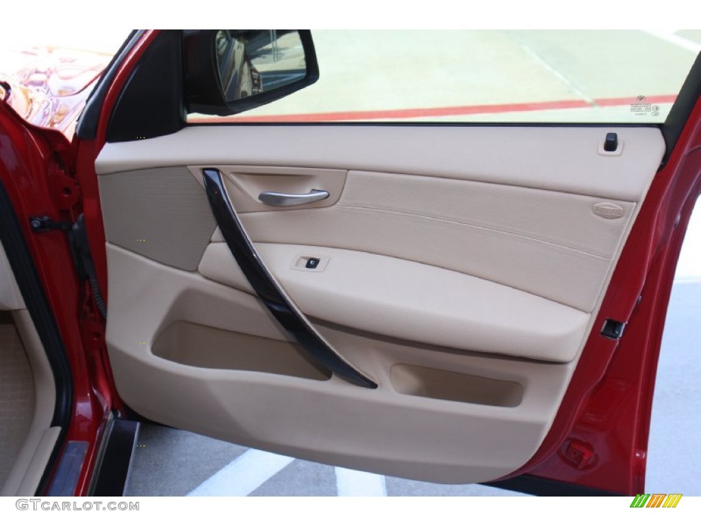 2007 X3 3.0si - Crimson Red / Sand Beige photo #15