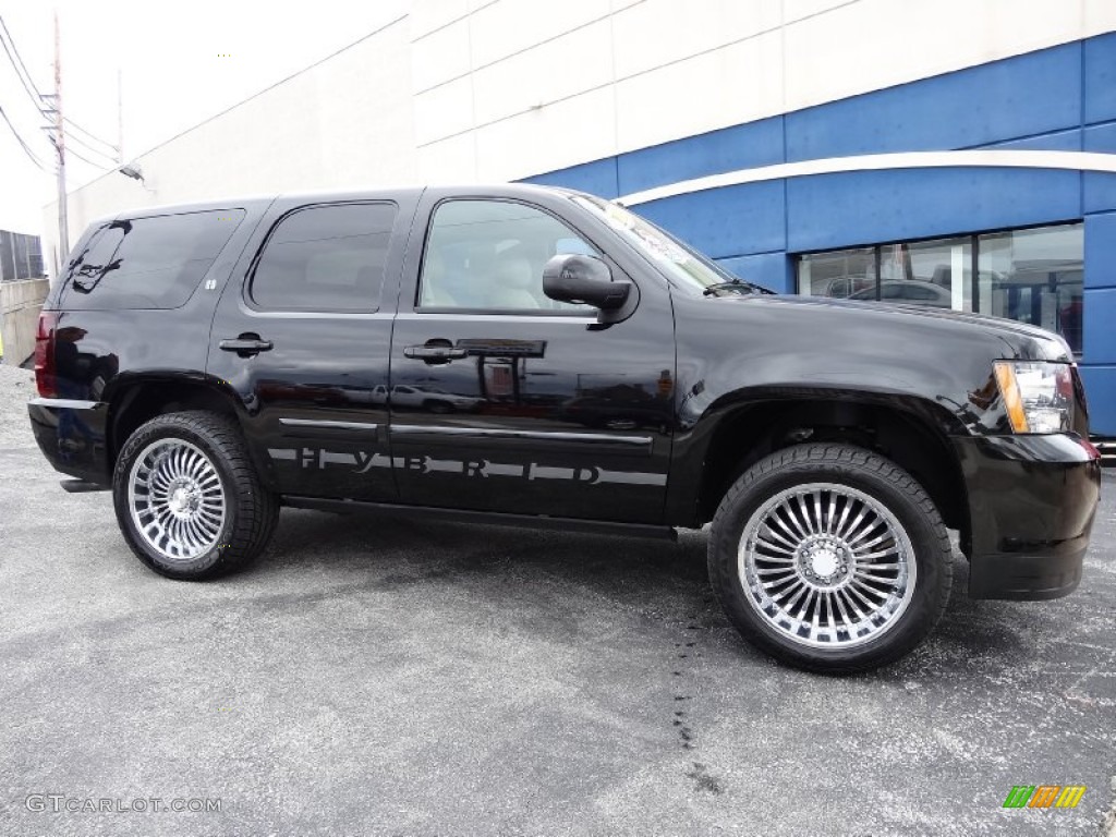 2009 Chevrolet Tahoe Hybrid 4x4 Custom Wheels Photo #77830187