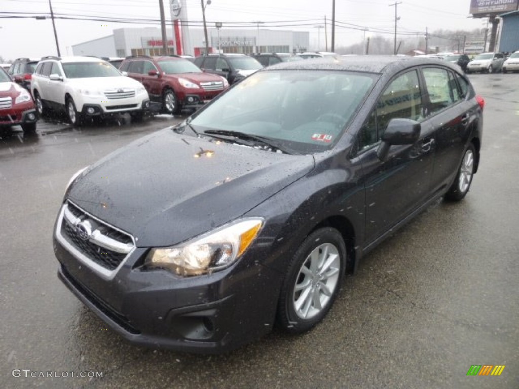 Dark Gray Metallic 2013 Subaru Impreza 2.0i Premium 5 Door Exterior Photo #77830194