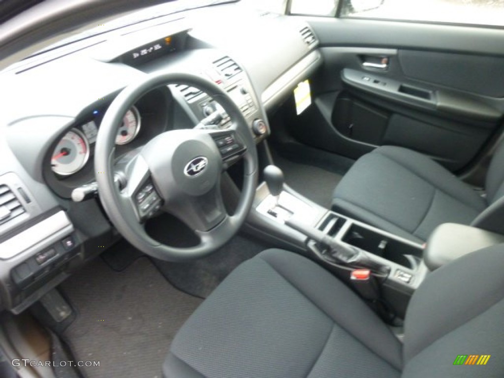 Black Interior 2013 Subaru Impreza 2.0i Premium 5 Door Photo #77830479