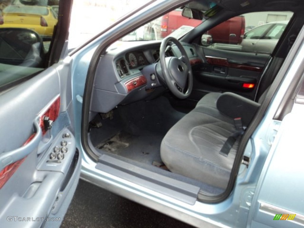 2001 Grand Marquis GS - Light Blue Metallic / Dark Charcoal photo #5