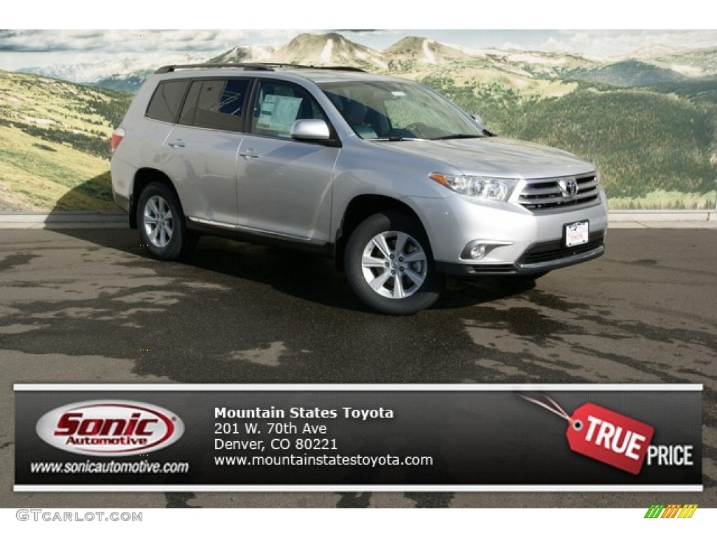 2013 Highlander SE 4WD - Classic Silver Metallic / Ash photo #1
