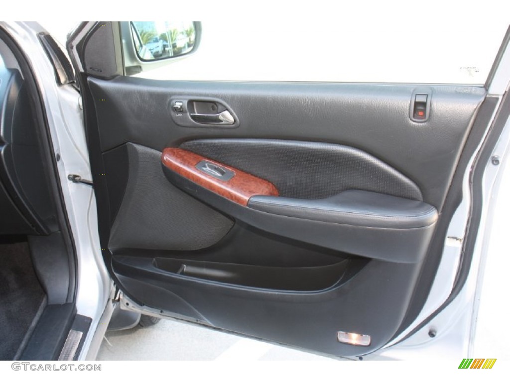 2004 MDX Touring - Starlight Silver Metallic / Ebony photo #16