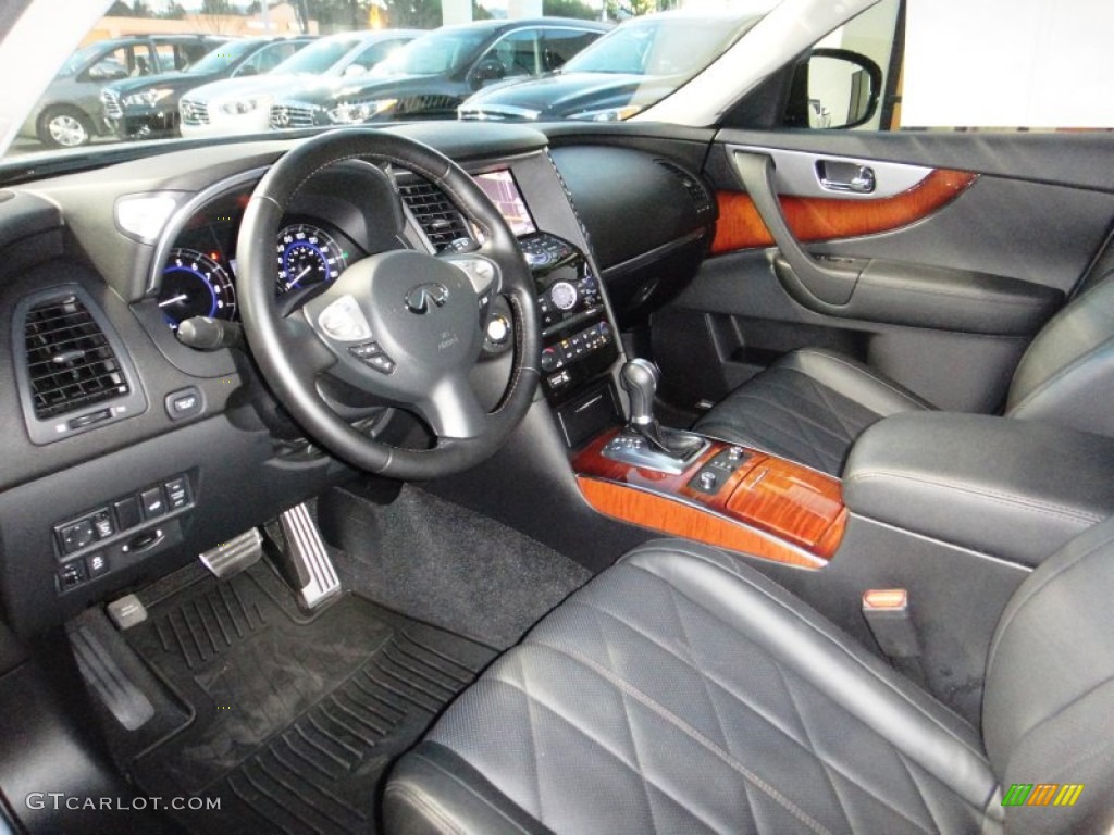 Graphite Interior 2012 Infiniti FX 35 AWD Photo #77832486