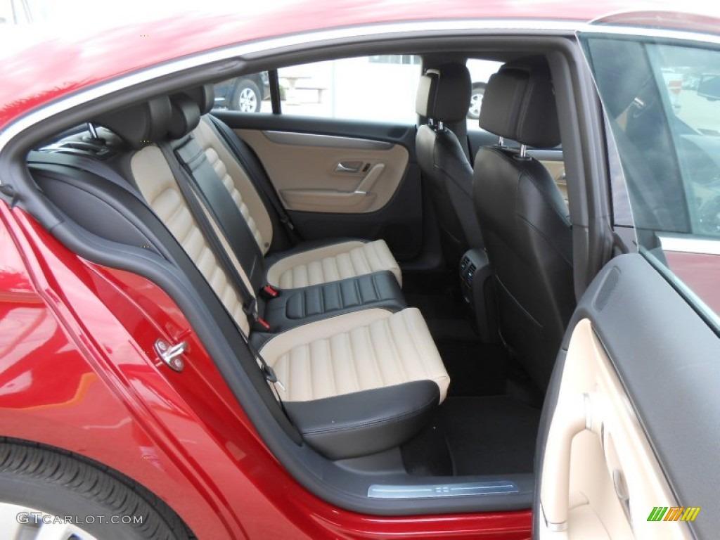 2013 Volkswagen CC Lux Rear Seat Photo #77832642