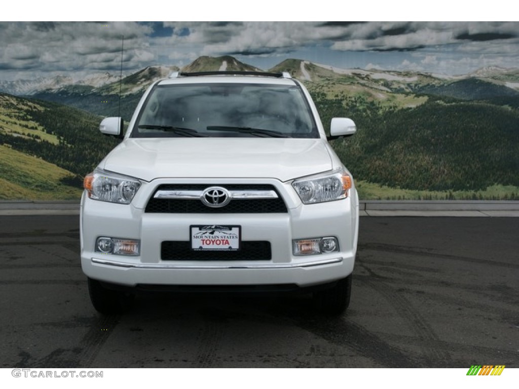 2013 4Runner Limited 4x4 - Blizzard White Pearl / Sand Beige Leather photo #2