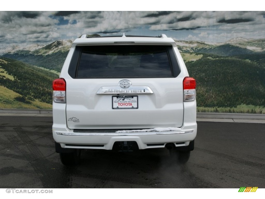 2013 4Runner Limited 4x4 - Blizzard White Pearl / Sand Beige Leather photo #4