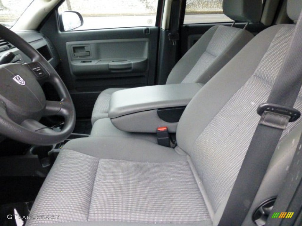 2010 Dodge Dakota Big Horn Crew Cab 4x4 Front Seat Photo #77833810