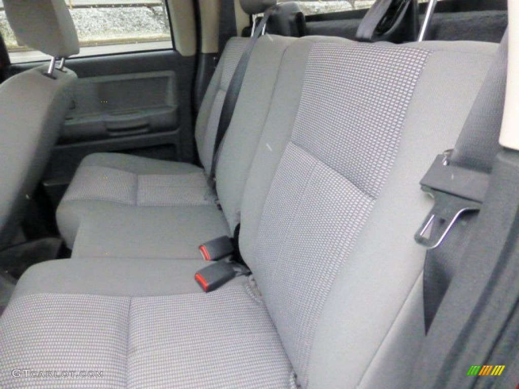 2010 Dodge Dakota Big Horn Crew Cab 4x4 Rear Seat Photo #77833834