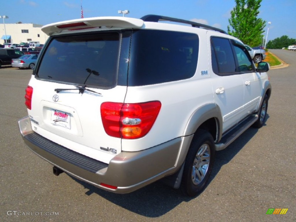 2004 Sequoia SR5 - Natural White / Oak photo #6