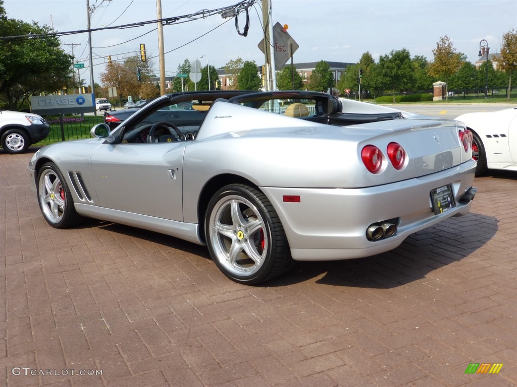 Grigio Touring (Silver) 2005 Ferrari 575 Superamerica Roadster F1 Exterior Photo #77835027