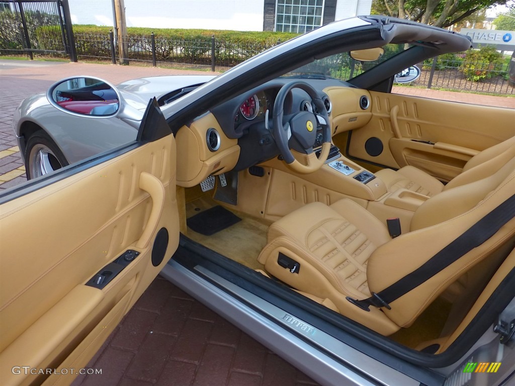 Beige Interior 2005 Ferrari 575 Superamerica Roadster F1 Photo #77835222