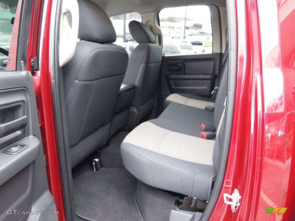 2012 Ram 1500 Express Quad Cab 4x4 - Deep Cherry Red Crystal Pearl / Dark Slate Gray/Medium Graystone photo #19