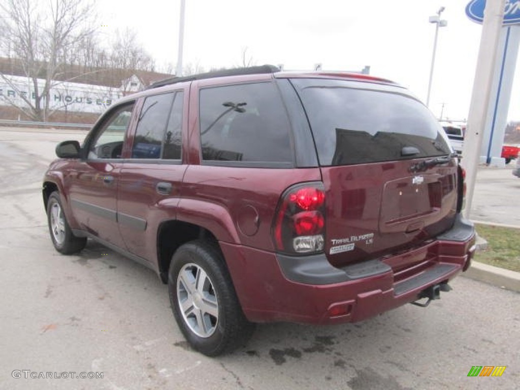 Majestic Red Metallic 2005 Chevrolet TrailBlazer LS 4x4 Exterior Photo #77835648