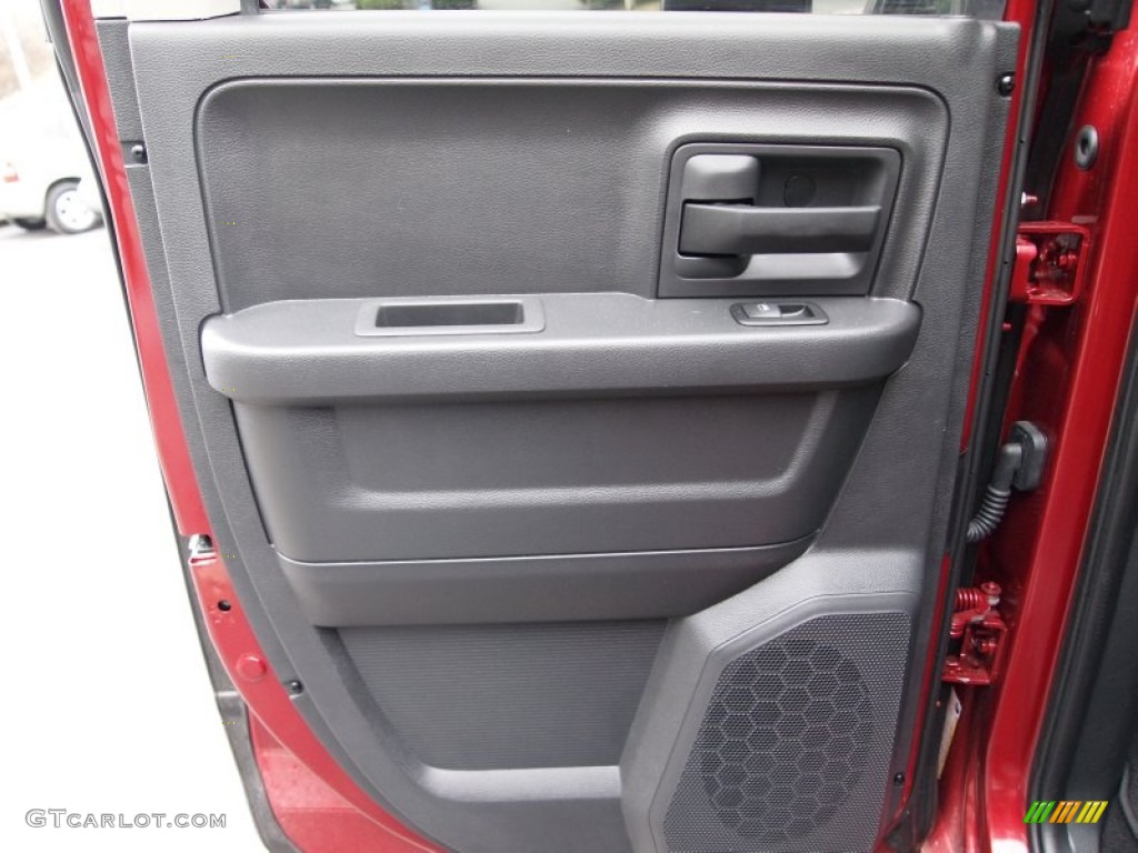 2012 Ram 1500 Express Quad Cab 4x4 - Deep Cherry Red Crystal Pearl / Dark Slate Gray/Medium Graystone photo #20