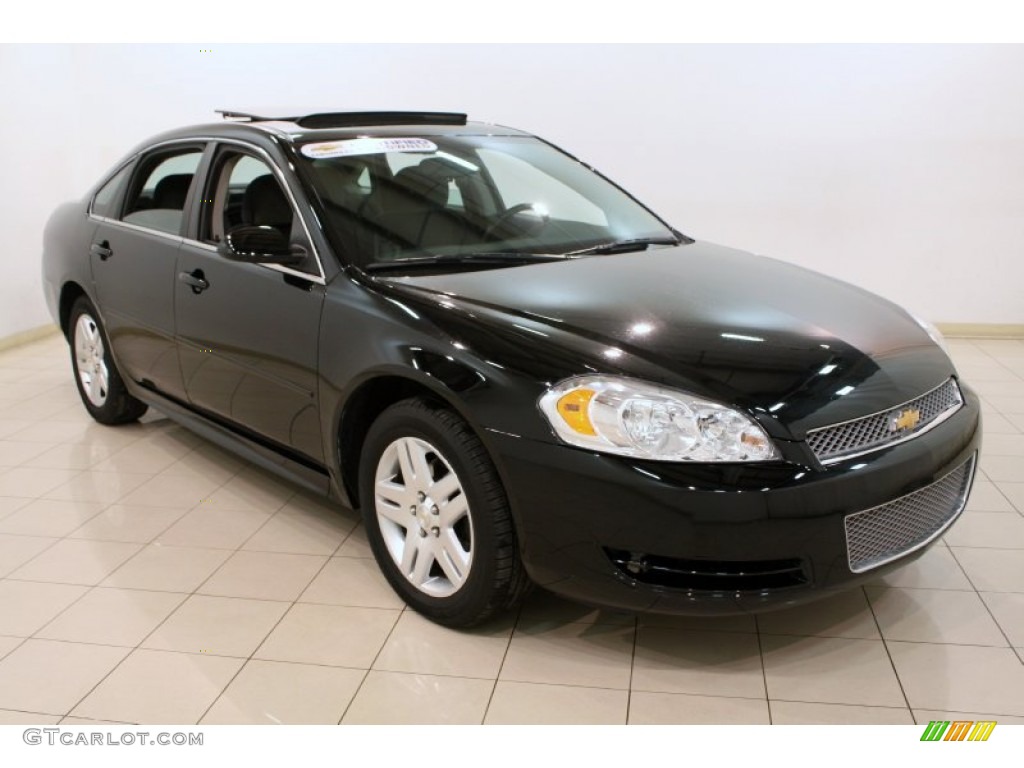 Black 2012 Chevrolet Impala LT Exterior Photo #77835675