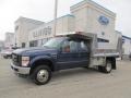 Dark Blue Pearl Metallic 2010 Ford F350 Super Duty XL Regular Cab 4x4 Dump Truck