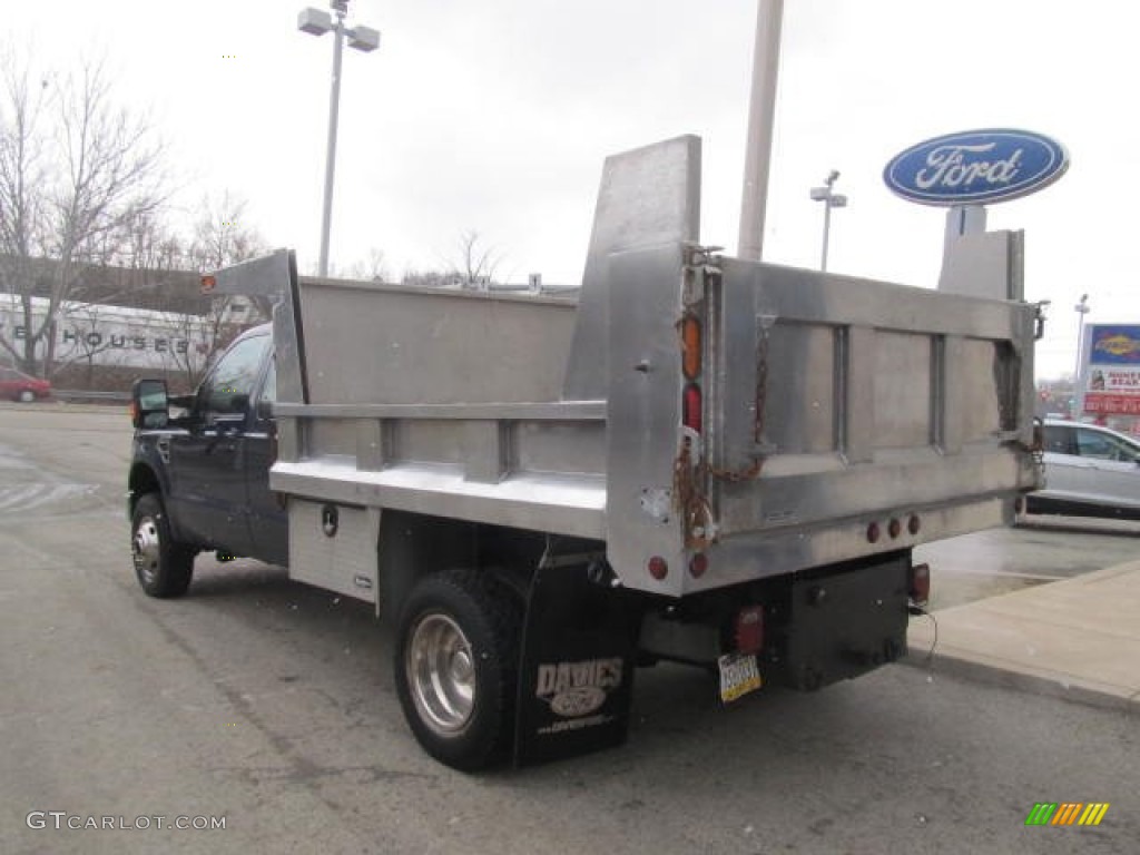 Dark Blue Pearl Metallic 2010 Ford F350 Super Duty XL Regular Cab 4x4 Dump Truck Exterior Photo #77835938