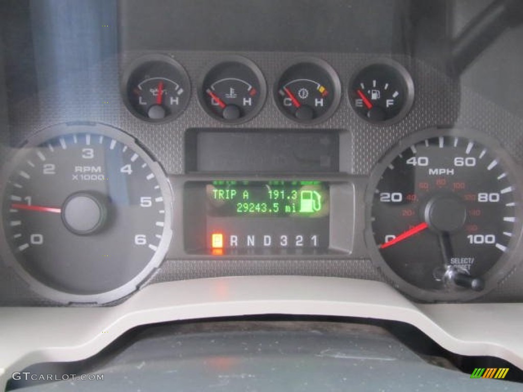 2010 Ford F350 Super Duty XL Regular Cab 4x4 Dump Truck Gauges Photo #77836157