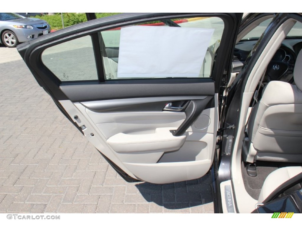 2013 Acura TL Technology Graystone Door Panel Photo #77836860