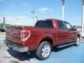 2013 Ruby Red Metallic Ford F150 Lariat SuperCrew  photo #3