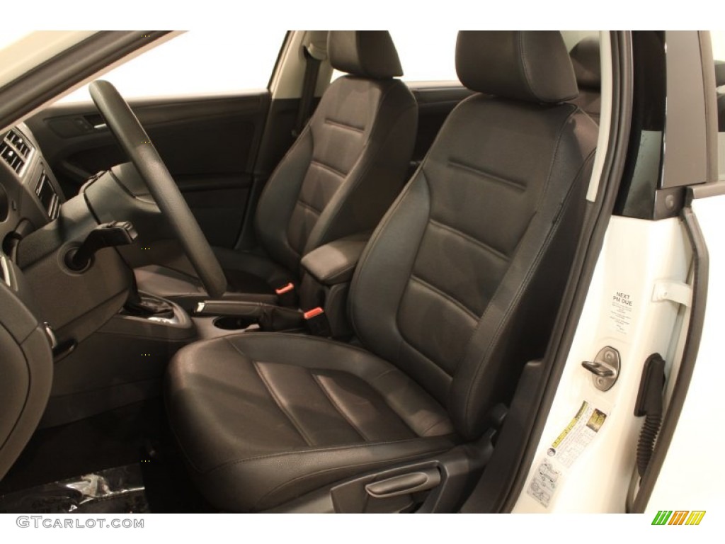 Titan Black Interior 2012 Volkswagen Jetta SE Sedan Photo #77837293