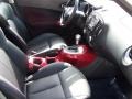 Black/Red Leather/Red Trim 2012 Nissan Juke SL AWD Interior Color