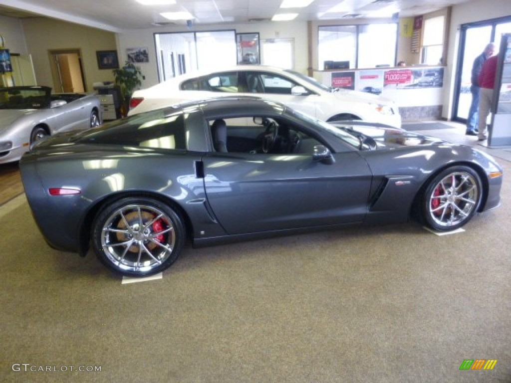 Cyber Gray Metallic 2009 Chevrolet Corvette Z06 Exterior Photo #77837883