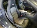 Ebony/Titanium Gray 2009 Chevrolet Corvette Z06 Interior Color