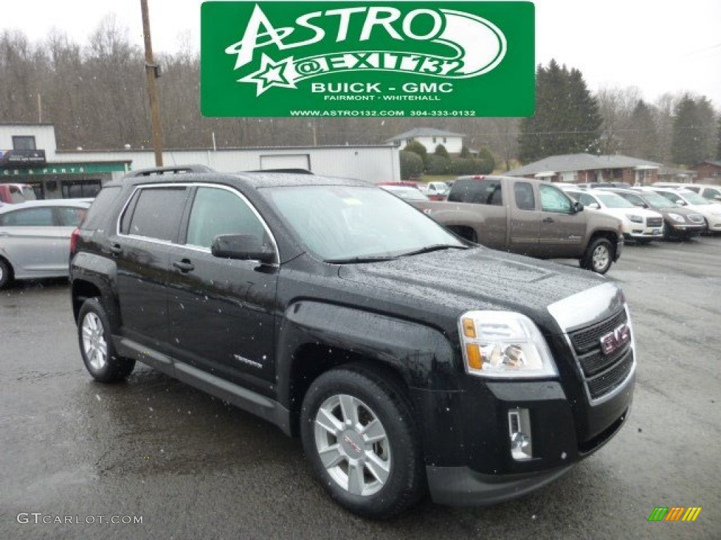 2010 Terrain SLE AWD - Onyx Black / Jet Black photo #1