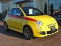 Giallo (Yellow) 2012 Fiat 500 Sport Exterior