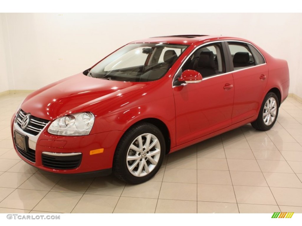 Salsa Red 2010 Volkswagen Jetta SE Sedan Exterior Photo #77839083