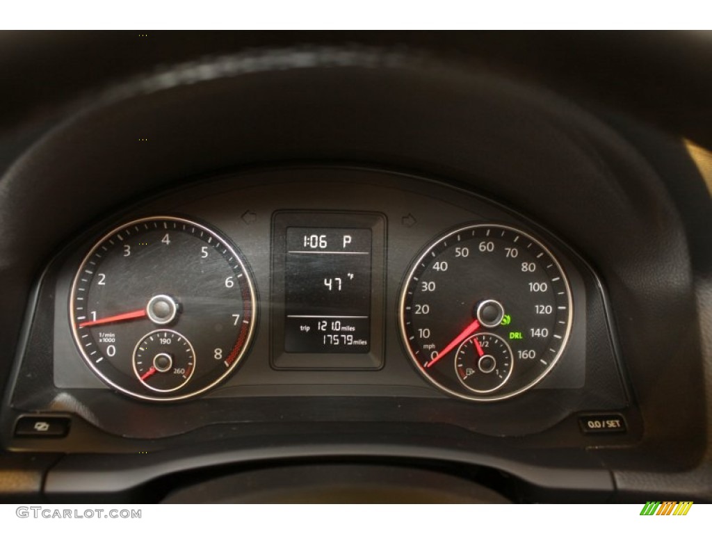 2010 Volkswagen Jetta SE Sedan Gauges Photo #77839183