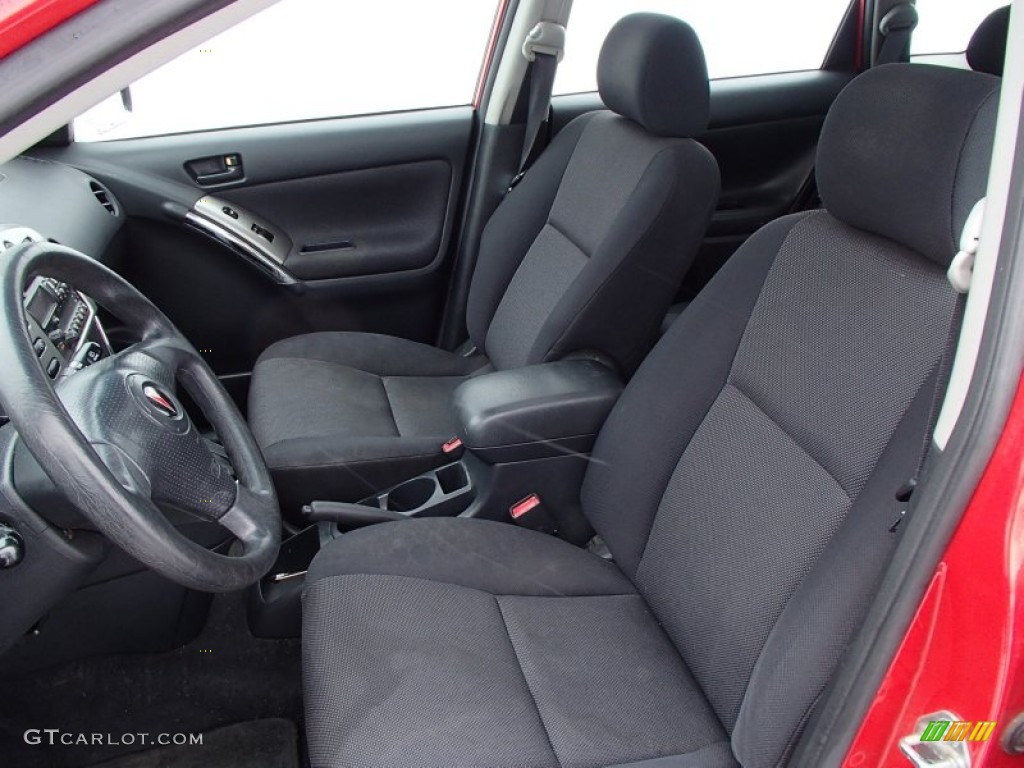 2003 Pontiac Vibe Standard Vibe Model Front Seat Photos