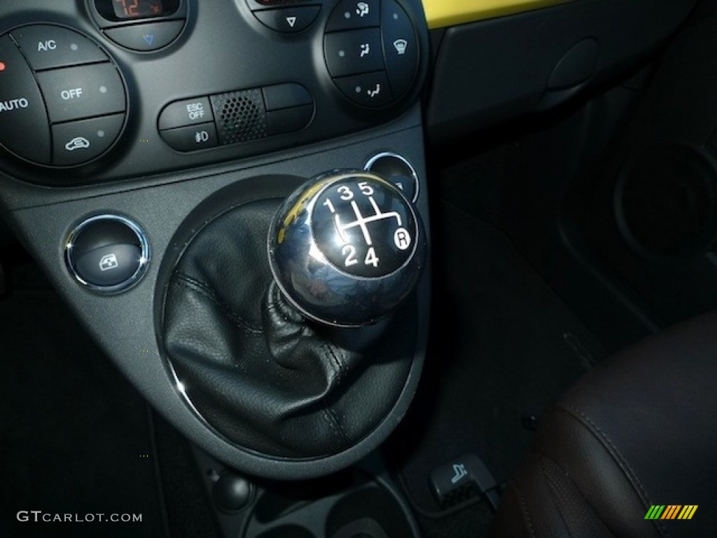 2012 Fiat 500 Sport 5 Speed Manual Transmission Photo #77839197