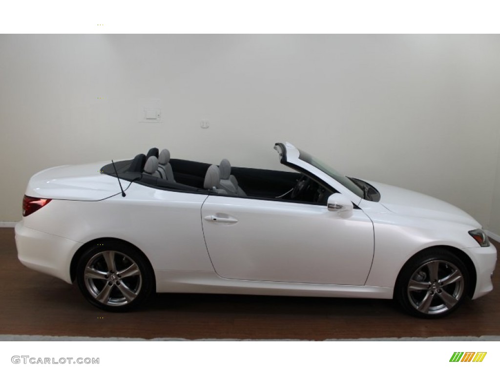 Starfire White Pearl 2012 Lexus IS 250 C Convertible Exterior Photo #77839242