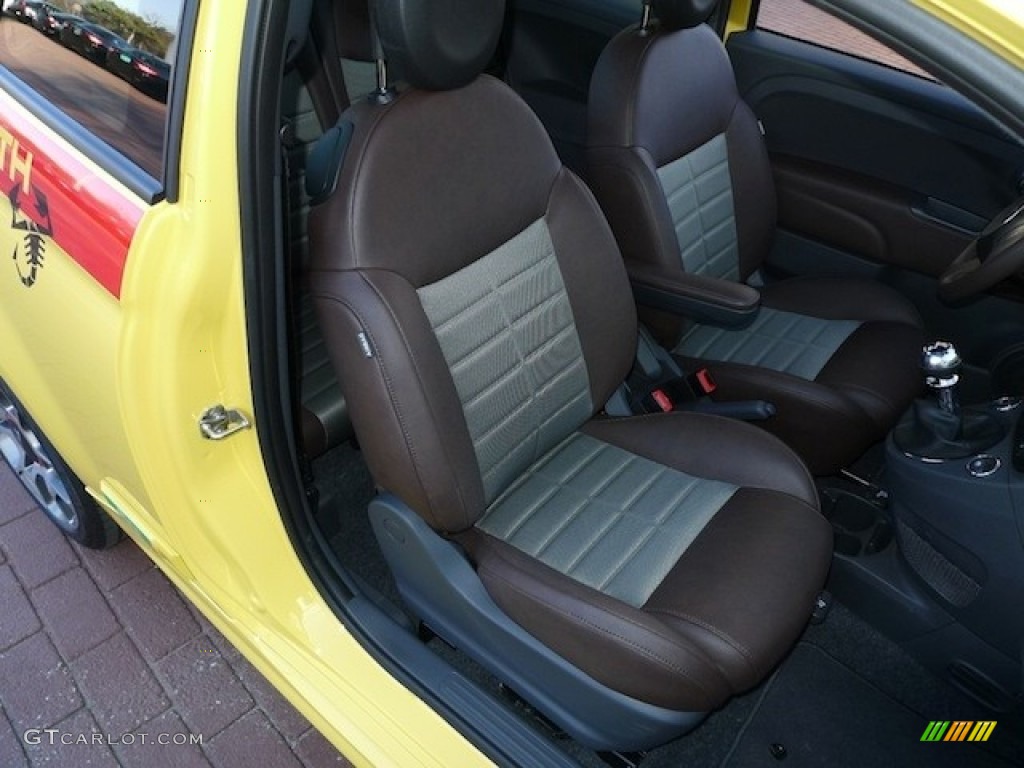 2012 Fiat 500 Sport Front Seat Photo #77839374