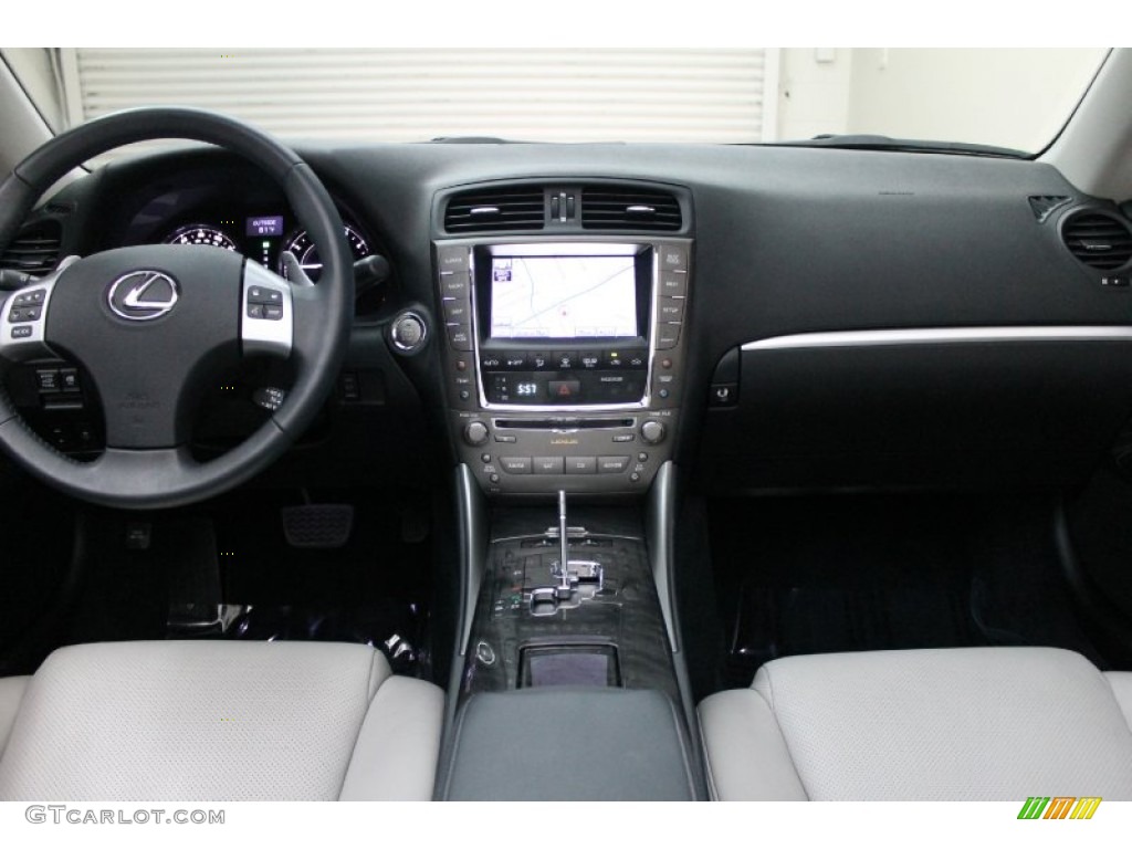 2012 Lexus IS 250 C Convertible Light Gray Dashboard Photo #77839442